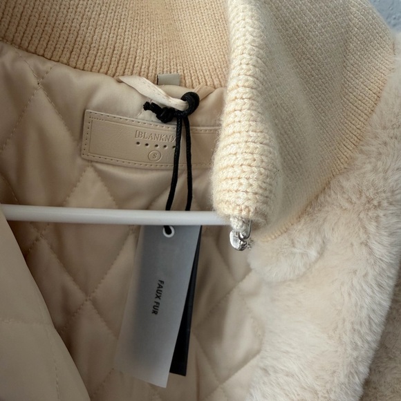 Blank NYC Beige Teddy Jacket - Picture 2 of 5